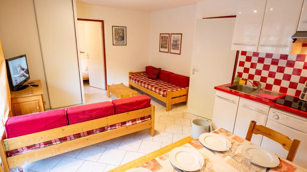 Vacaciones en montaña Apartamento cabina 4 piezas para 10 personas (20) - Résidence le Grand Argentier - Valfréjus - Cocina