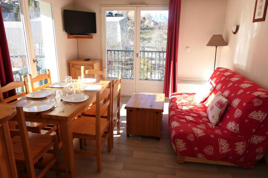 Vakantie in de bergen Appartement 2 kabine kamers 6 personen (104) - Résidence le Grand Panorama - Saint Gervais - Woonkamer