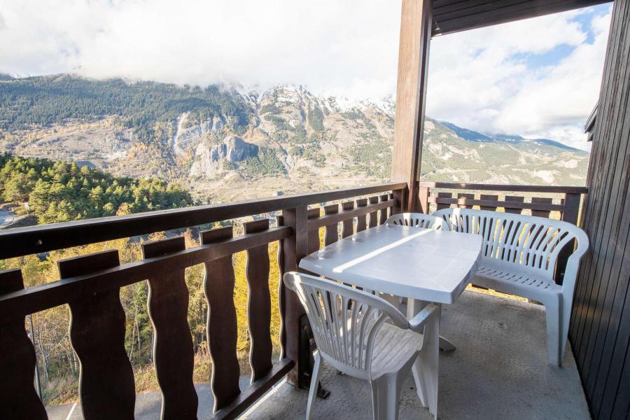 Vacaciones en montaña Apartamento 2 piezas mezzanine para 6 personas (NO52GV) - Résidence le Grand Vallon - La Norma - Terraza