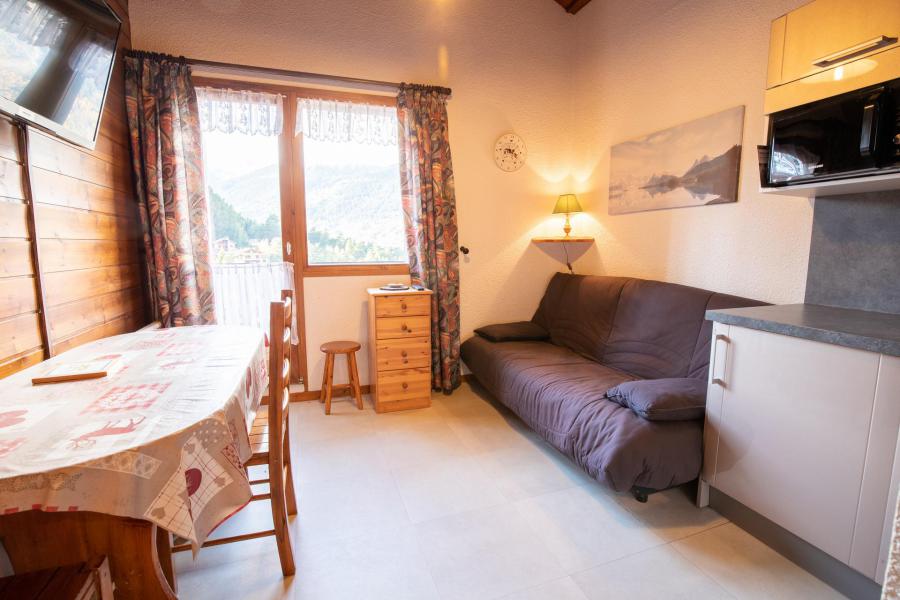 Vakantie in de bergen Appartement 2 kamers mezzanine 6 personen (NO52GV) - Résidence le Grand Vallon - La Norma - Woonkamer