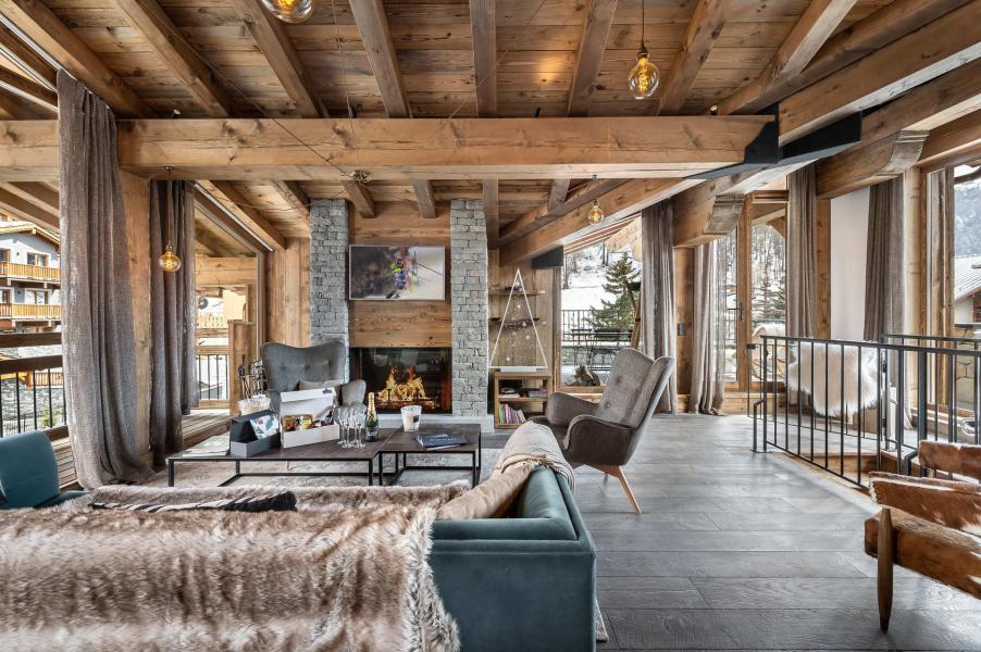 Каникулы в горах Апартаменты дуплекс 5 комнат 10 чел. (204) - Résidence le Grizzly - Val d'Isère - Салон
