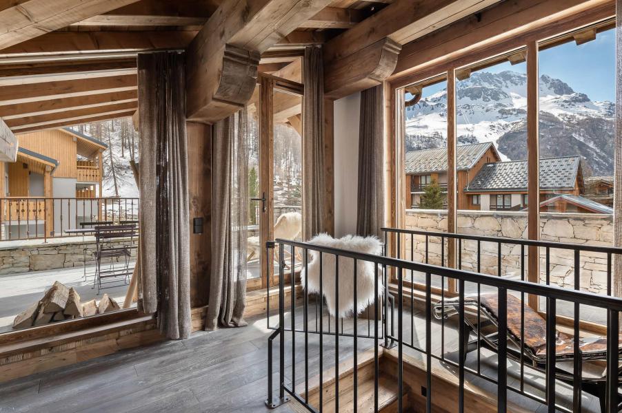 Urlaub in den Bergen 5 Zimmer Maisonettewohnung für 10 Personen (204) - Résidence le Grizzly - Val d'Isère - Terrasse