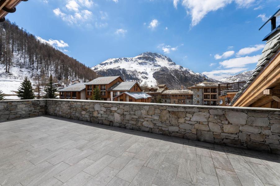 Vacances en montagne Appartement duplex 5 pièces 8 personnes (203) - Résidence le Grizzly - Val d'Isère - Terrasse