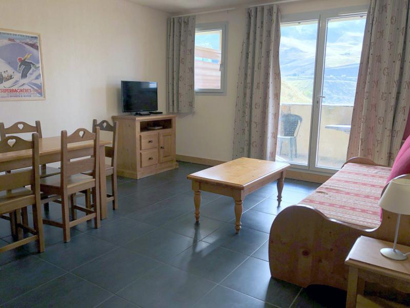 Urlaub in den Bergen 3-Zimmer-Appartment für 6 Personen (03) - Résidence le Hameau de Balestas - Peyragudes - Wohnzimmer