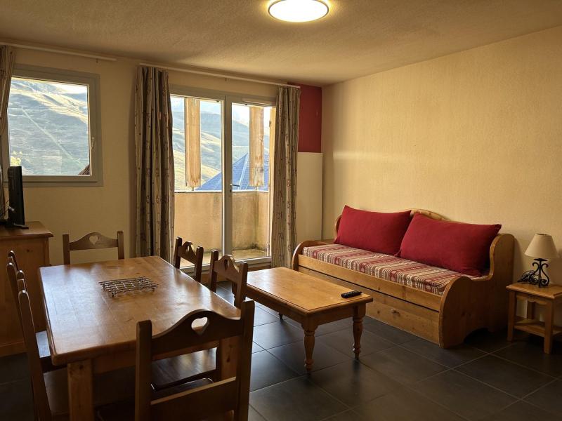 Vakantie in de bergen Appartement duplex 3 kamers 6 personen (03) - Résidence le Hameau de Balestas - Peyragudes - Woonkamer