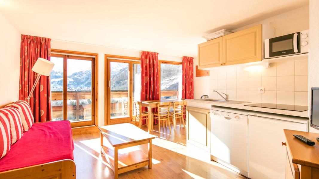 Holiday in mountain resort 2 room apartment 4 people - Résidence le Hameau de Valloire - Valloire - Living room