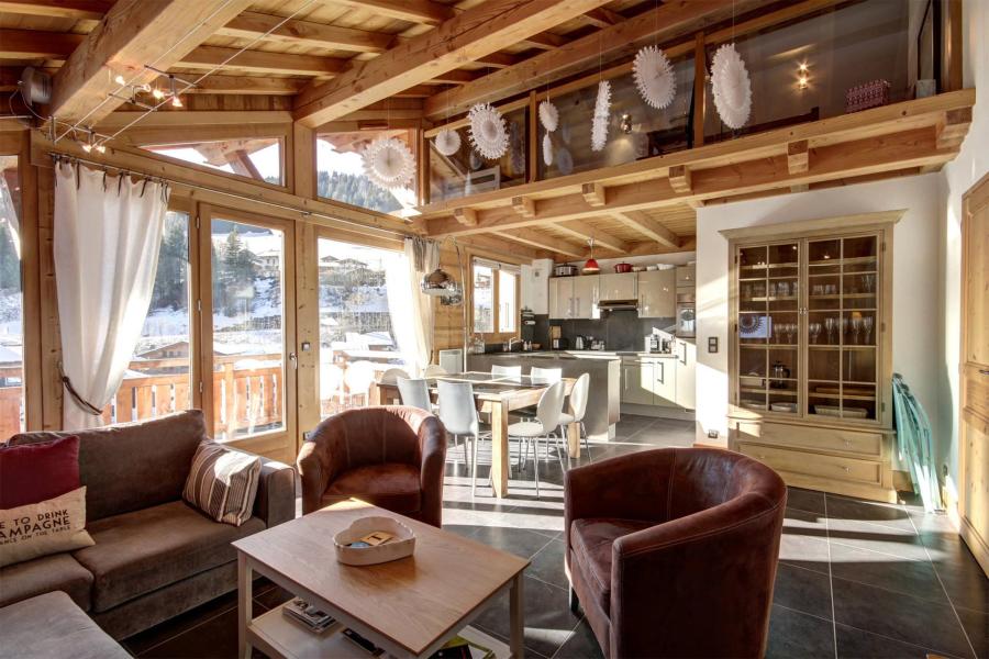 Каникулы в горах Апартаменты дуплекс 4 комнат 8 чел. (4) - Résidence le Hameau des Fés - Morzine - Салон