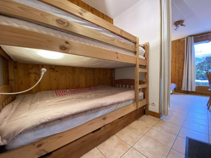 Vakantie in de bergen Studio bergnis 4 personen (009) - Résidence le Hameau des Neiges - Praz sur Arly - Stapelbedden