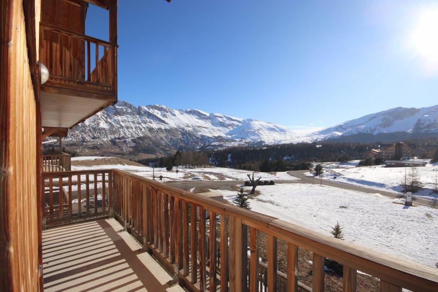 Vakantie in de bergen Résidence le Hameau du Puy - Superdévoluy - Balkon