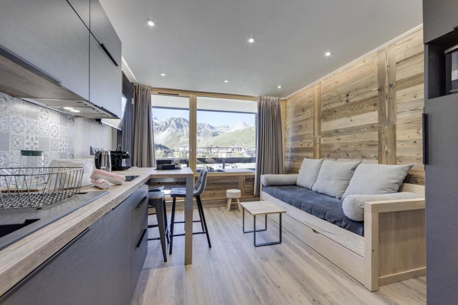 Urlaub in den Bergen Studio für 4 Personen (116) - Résidence le Home Club - Tignes - Wohnzimmer