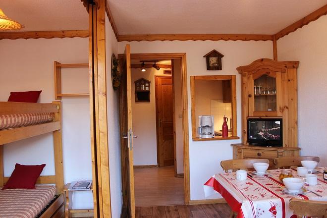 Wakacje w górach Apartament 2 pokojowy 4 osób (B9) - Résidence le Joker - Val Thorens - Pokój gościnny