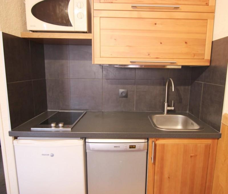 Vacances en montagne Studio cabine 4 personnes (14) - Résidence le Joker - Val Thorens - Kitchenette