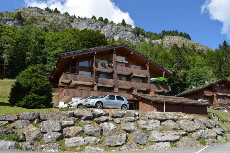 Vacances en montagne Studio cabine 4 personnes (021) - Résidence le Kodiac - Le Grand Bornand - Extérieur été