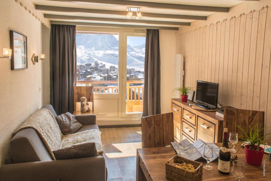 Wakacje w górach Apartament 2 pokojowy 6 osób (505) - Résidence le Lac Blanc - Val Thorens - Pokój gościnny