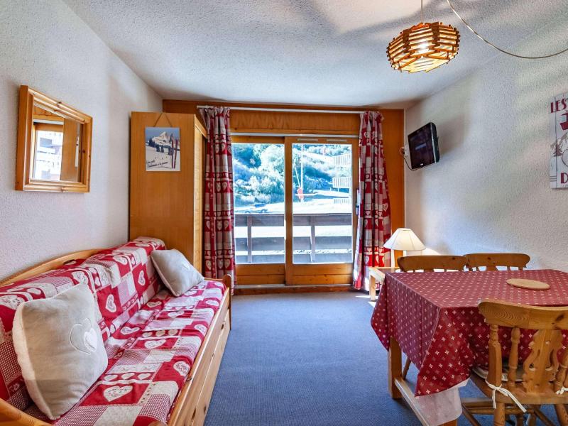 Vakantie in de bergen Studio bergnis 4 personen (E4 BIS) - Résidence le Lac Blanc - Méribel-Mottaret - Woonkamer