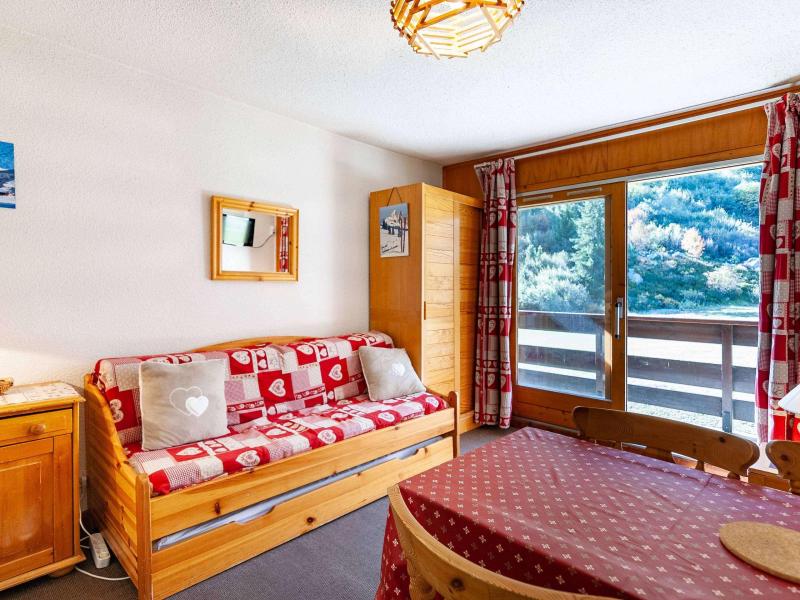 Vakantie in de bergen Studio bergnis 4 personen (E4 BIS) - Résidence le Lac Blanc - Méribel-Mottaret - Woonkamer