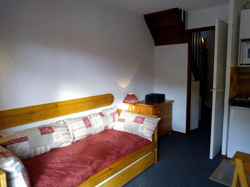 Vakantie in de bergen Studio mezzanine 4 personen (G04) - Résidence le Lac Blanc - Méribel-Mottaret - Woonkamer