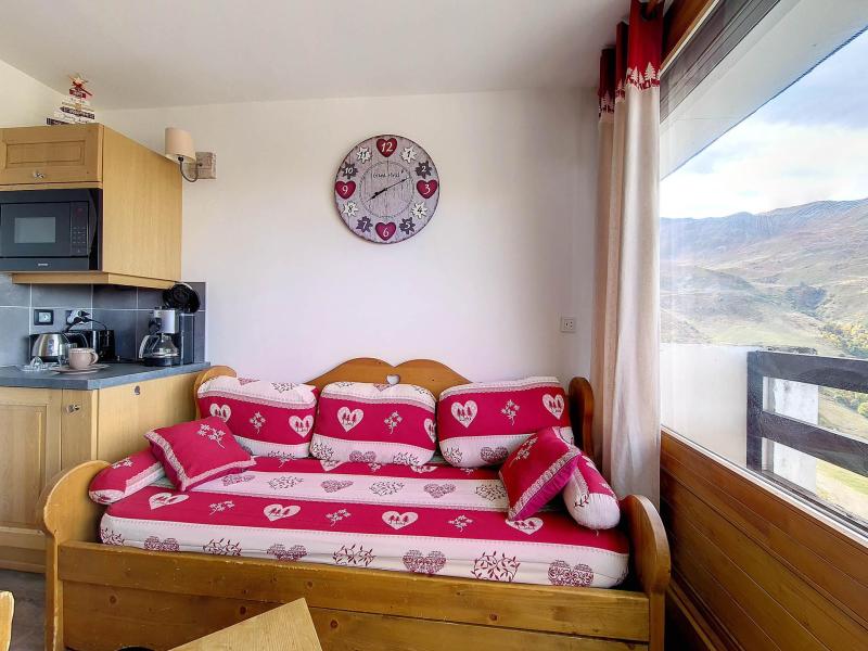 Vakantie in de bergen Appartement 2 kabine kamers 5 personen (538) - Résidence le Lac du Lou - Les Menuires - Woonkamer