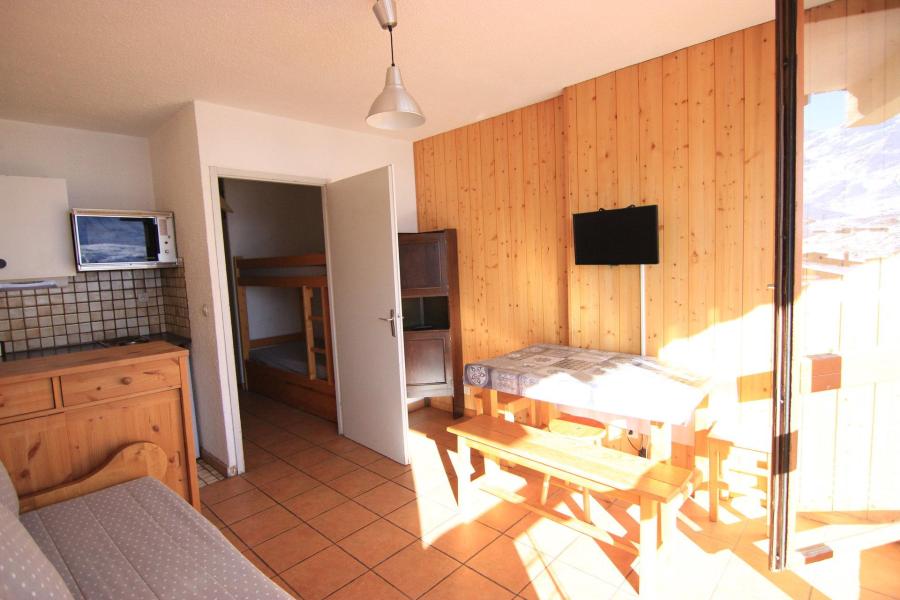 Vakantie in de bergen Studio 4 personen (503) - Résidence le Lac du Lou - Val Thorens - Woonkamer