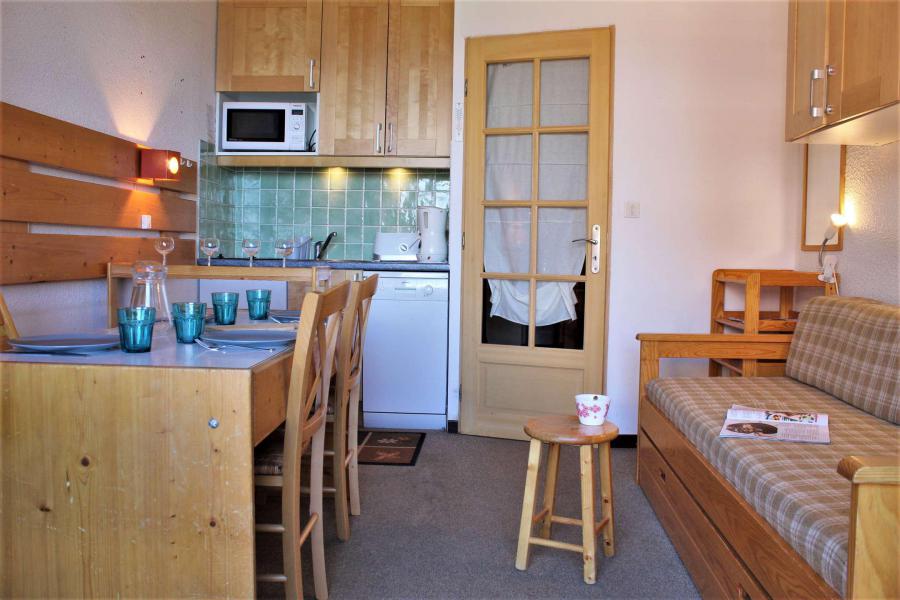 Vakantie in de bergen Studio cabine 4 personen (214) - Résidence le Laus - Risoul - Woonkamer