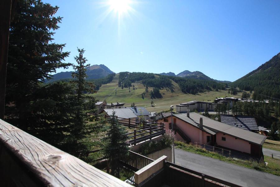 Vacanze in montagna Appartamento su due piani 2 stanze per 4 persone (LAUROE) - Résidence le Lauzin - Montgenèvre - Balcone