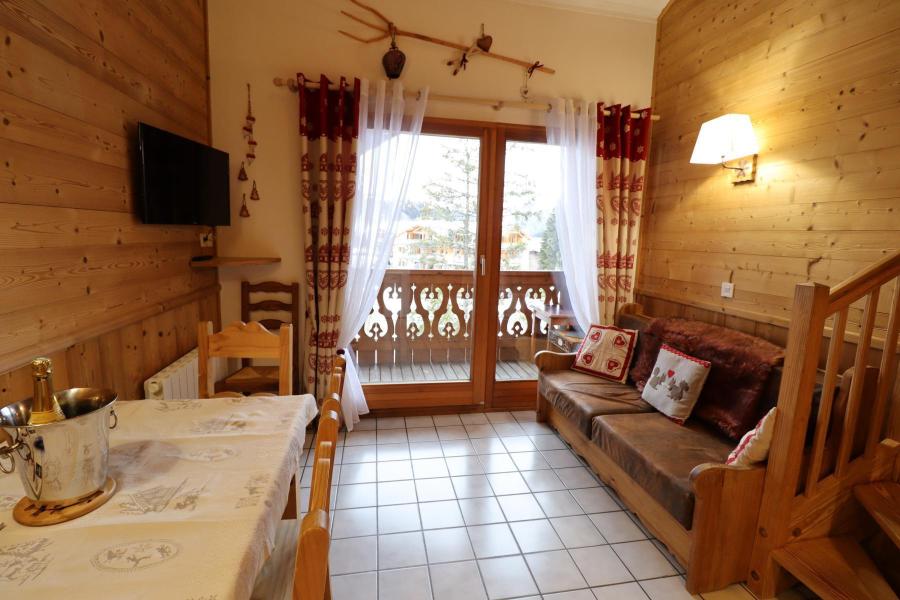 Vacances en montagne Appartement duplex 3 pièces 5 personnes (71) - Résidence Le Lion d'Or - Les Gets - Séjour