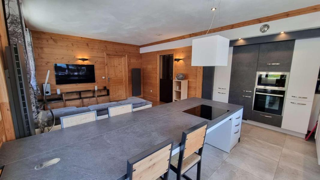 Vakantie in de bergen Appartement 3 kamers 6 personen (1) - Résidence le Lodge - Morzine - Woonkamer