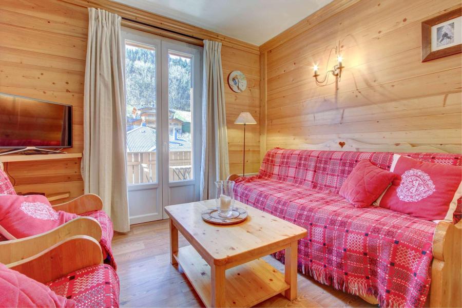 Vakantie in de bergen Appartement 3 kamers 6 personen (8) - Résidence le Lodge - Morzine - Woonkamer