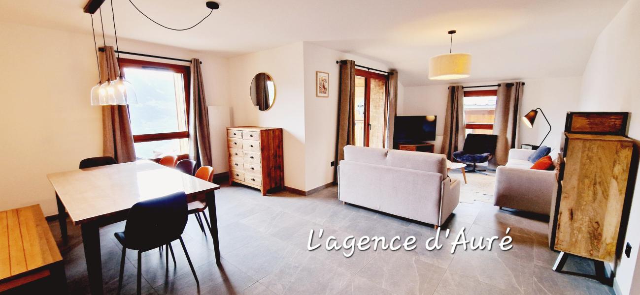 Urlaub in den Bergen 4-Zimmer-Appartment für 8 Personen (M04) - Résidence le M - Montalbert - Wohnzimmer