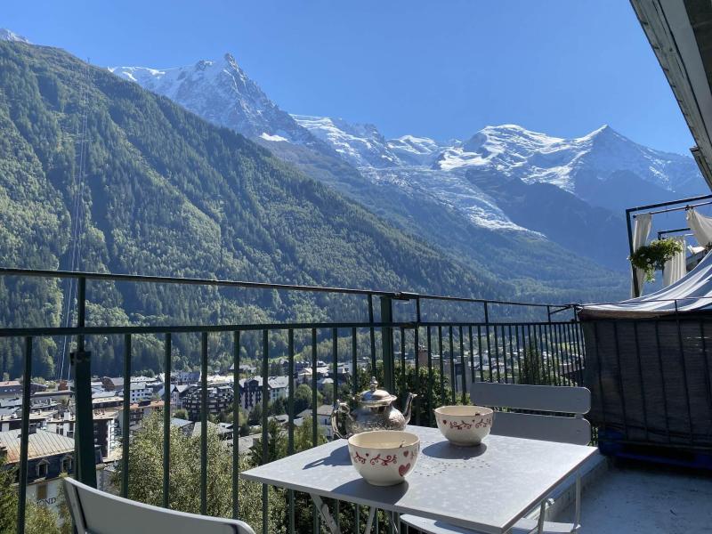 Holiday in mountain resort 2 room apartment 4 people (icone) - Résidence le Majestic - Chamonix - Terrace