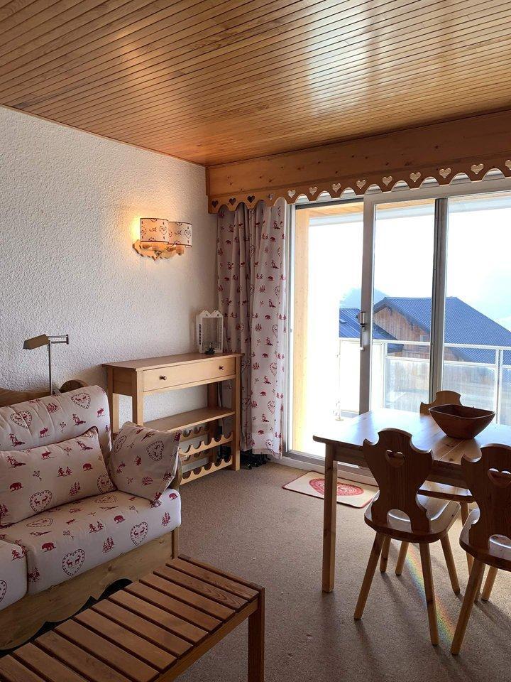 Holiday in mountain resort Studio sleeping corner 4 people (L4) - Résidence le Majestic II - Alpe d'Huez