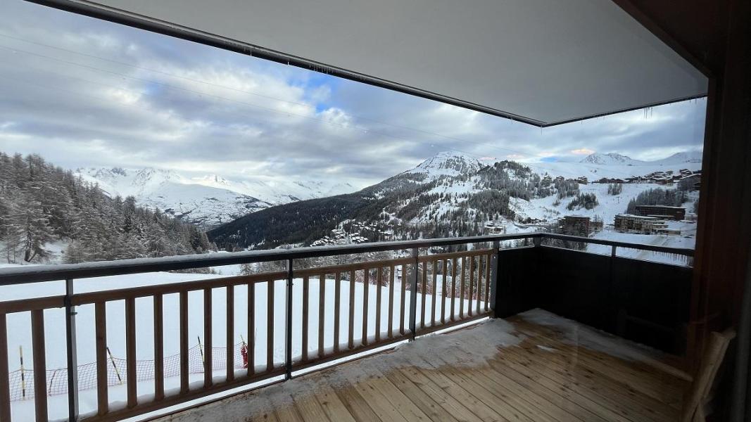 Holiday in mountain resort 4 room apartment 6 people (C15) - Résidence le Manaka - La Plagne - Balcony