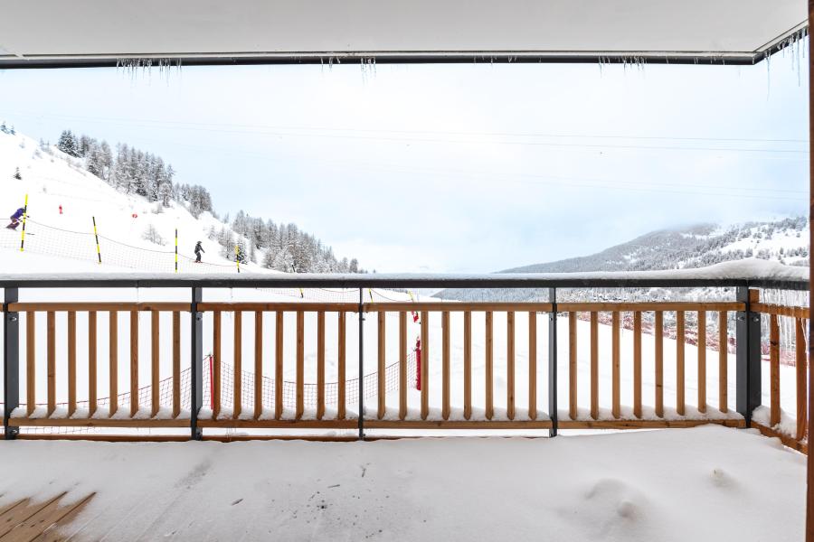 Holiday in mountain resort 4 room apartment 8 people (C06) - Résidence le Manaka - La Plagne - Balcony