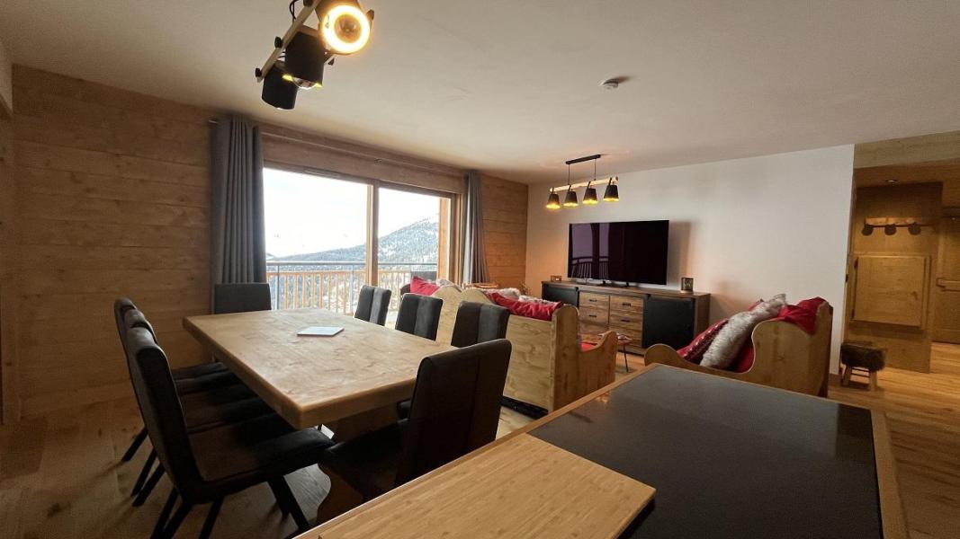 Urlaub in den Bergen 4-Zimmer-Appartment für 6 Personen (C15) - Résidence le Manaka - La Plagne - Wohnzimmer