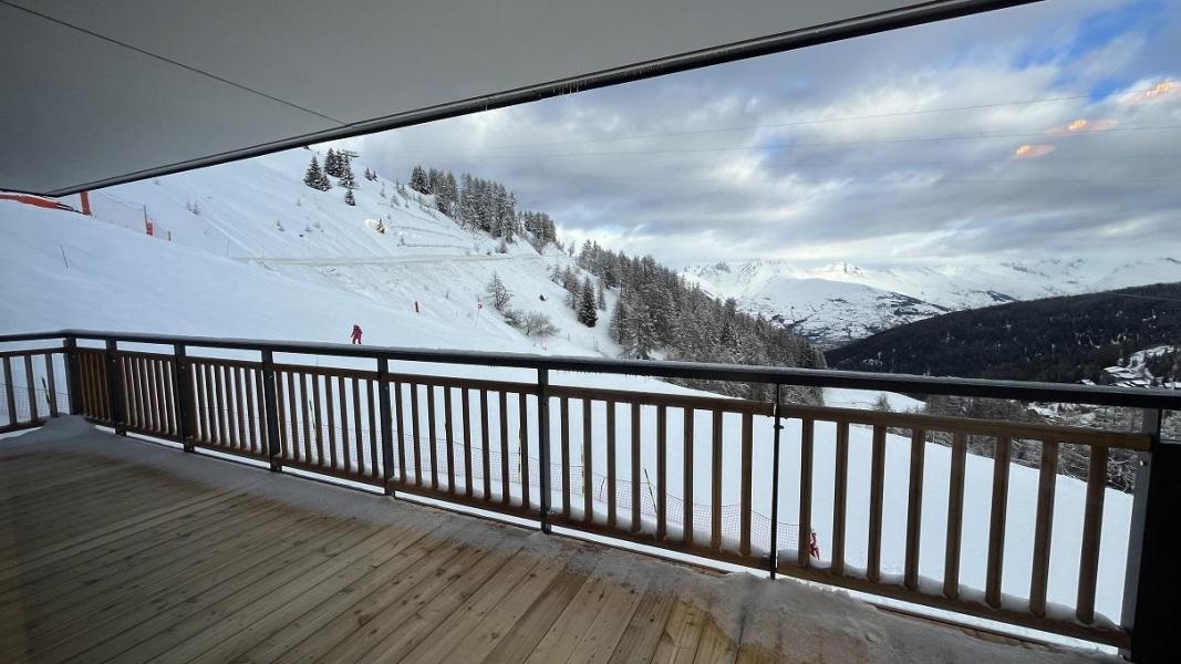 Vacaciones en montaña Apartamento 4 piezas para 6 personas (C15) - Résidence le Manaka - La Plagne - Balcón