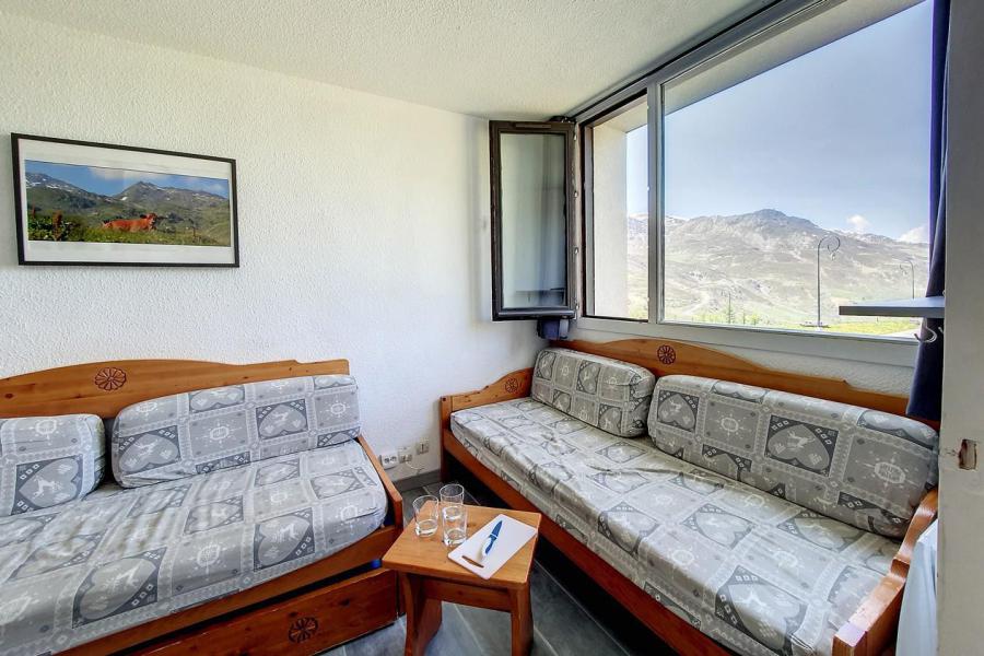 Vakantie in de bergen Appartement 2 kamers 4 personen (118) - Résidence le Median - Les Menuires - Woonkamer