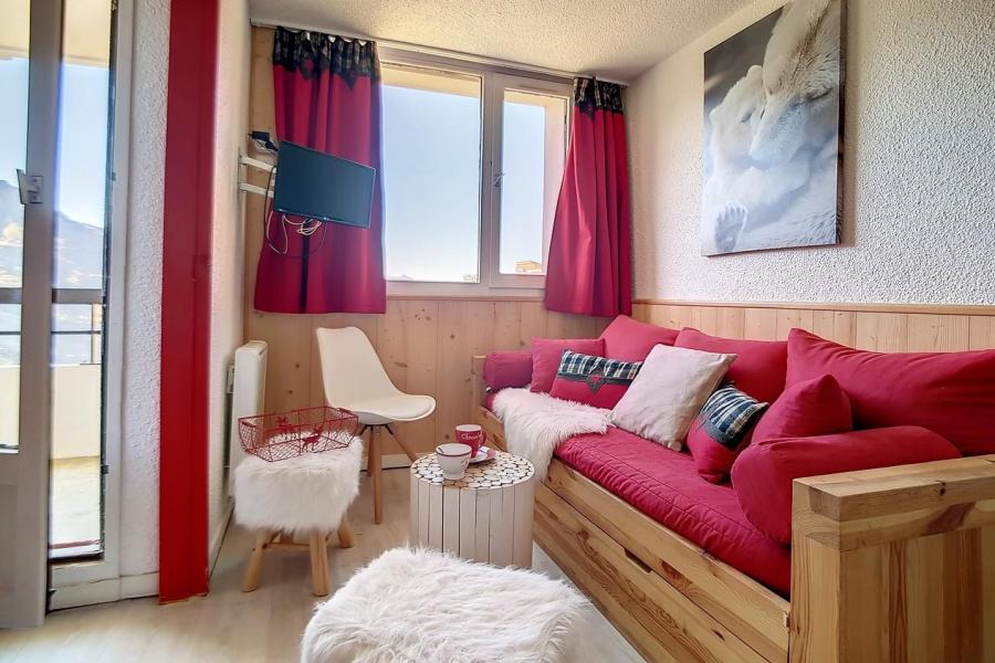 Vakantie in de bergen Appartement 2 kamers 4 personen (420) - Résidence le Median - Les Menuires - Woonkamer