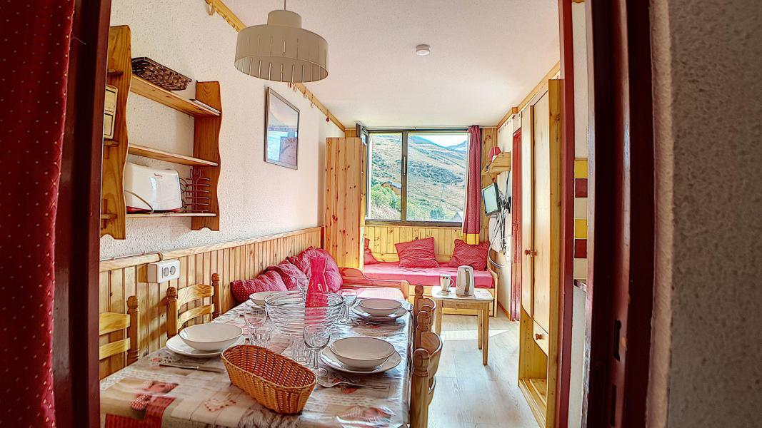 Vakantie in de bergen Appartement 2 kamers 4 personen (521) - Résidence le Median - Les Menuires - Woonkamer