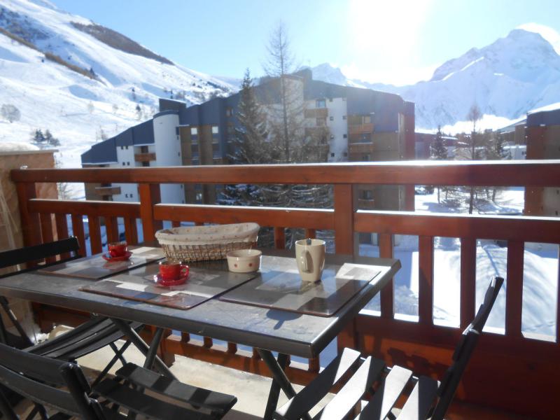 Vacances en montagne Appartement 2 pièces coin montagne 6 personnes (MEI500) - Résidence le Meijotel B - Les 2 Alpes - Balcon