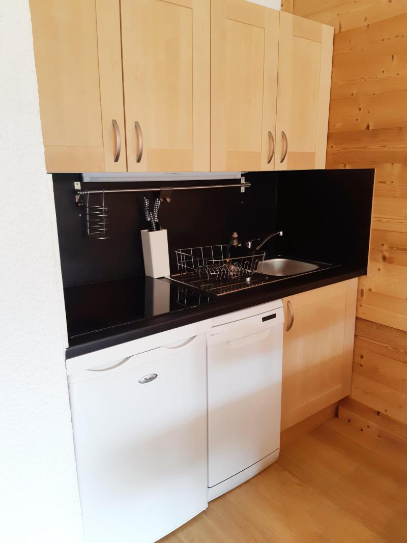 Vacaciones en montaña Estudio -espacio montaña- para 4 personas (MEI101) - Résidence le Meijotel B - Les 2 Alpes - Kitchenette