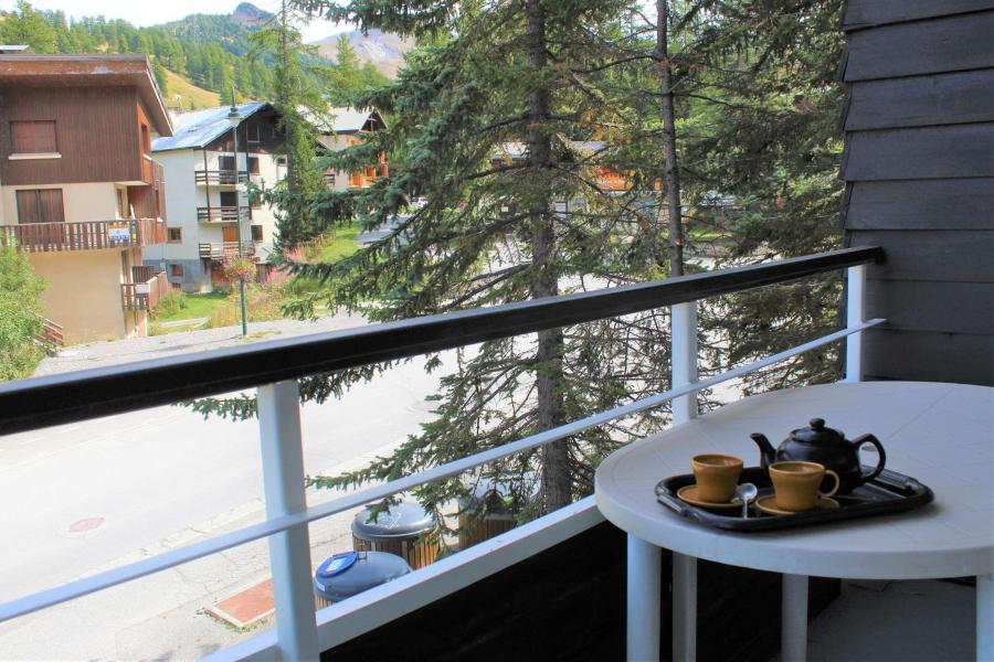 Urlaub in den Bergen 2-Zimmer-Appartment für 4 Personen (110) - Résidence le Mélèzen - Vars - Terrasse