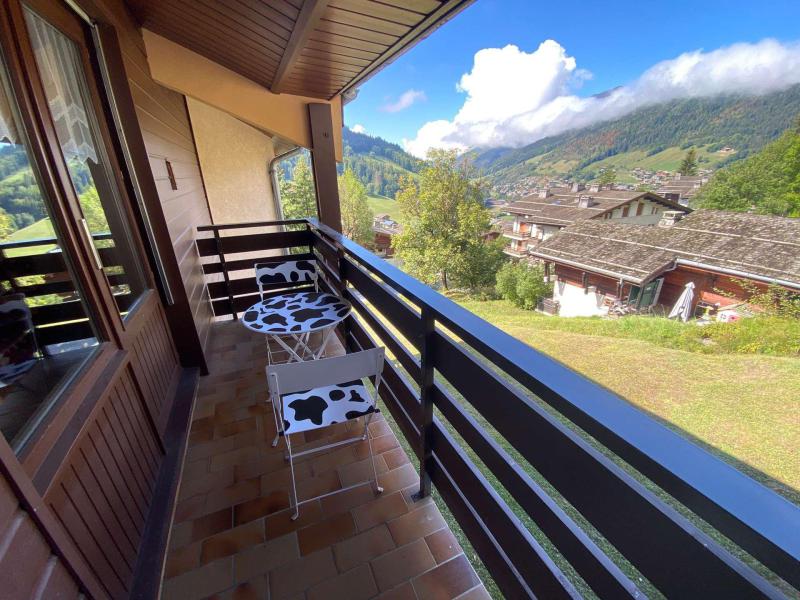 Location au ski Studio cabine 4 personnes (037) - Résidence le Millepertuis A - Le Grand Bornand - Extérieur été