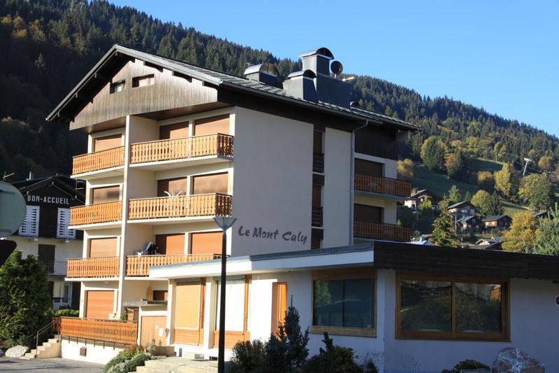 Wakacje w górach Apartament 2 pokojowy 6 osób - Résidence Le Mont Caly - Les Gets - Na zewnątrz latem