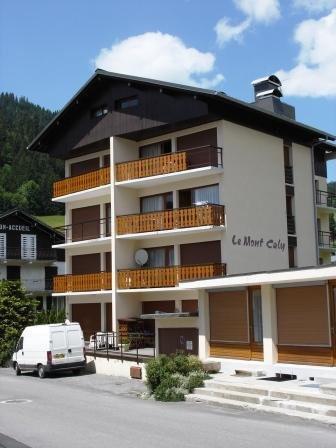 Holiday in mountain resort 3 room duplex apartment 7 people - Résidence Le Mont Caly - Les Gets - Summer outside