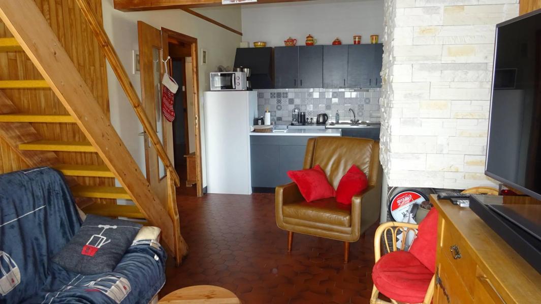 Wakacje w górach Apartament duplex 3 pokojowy 7 osób - Résidence Le Mont Caly - Les Gets - Pokój gościnny