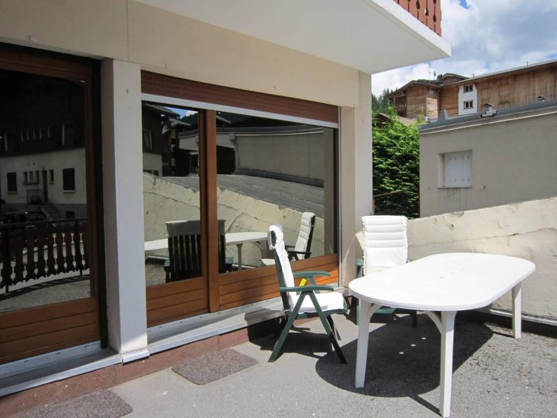 Vacances en montagne Appartement 2 pièces 4 personnes (70) - Résidence Le Mont Caly - Les Gets - Terrasse