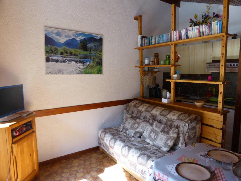Vakantie in de bergen Appartement 2 kamers 4 personen (827) - Résidence le Mont'Seu - Les Contamines-Montjoie - Woonkamer