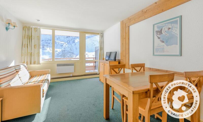 Ski verhuur Studio 4 personen (Confort 28m²-8) - Résidence le Montana - Maeva Home - Barèges/La Mongie - Woonkamer