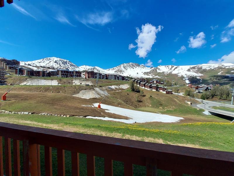 Vacances en montagne Appartement 3 pièces 6 personnes (202) - Résidence le Montsoleil - La Plagne - Terrasse