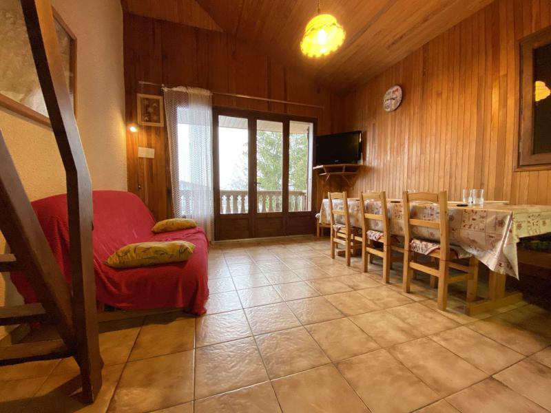 Urlaub in den Bergen 2-Zimmer-Appartment für 8 Personen (B9) - Résidence le Nantoran - Praz sur Arly - Wohnzimmer